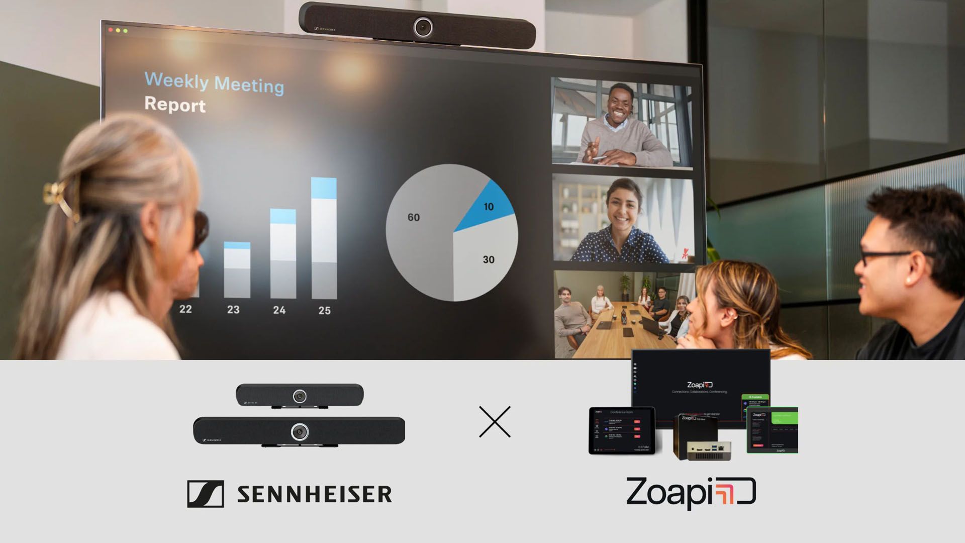 Zoapi Innovations та Sennheiser представляють нове спільне рішення для сучасних робочих просторів