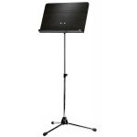 Konig & Meyer 11811-050-02 chrome stand, walnut wooden desk
