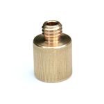 Rycote Brass 3/8" M to 5/8" F screw adaptor