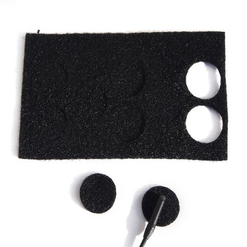 Rycote Undercovers, Black - 100 Undercovers/100 Stickies Original