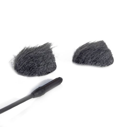 Rycote Overcovers, Grey - 6 Grey fur discs/30 Stickies Original