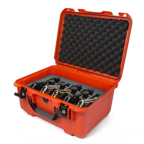 NANUK 933 5 UP GUN CASE With LID ORGANIZER - Orange 