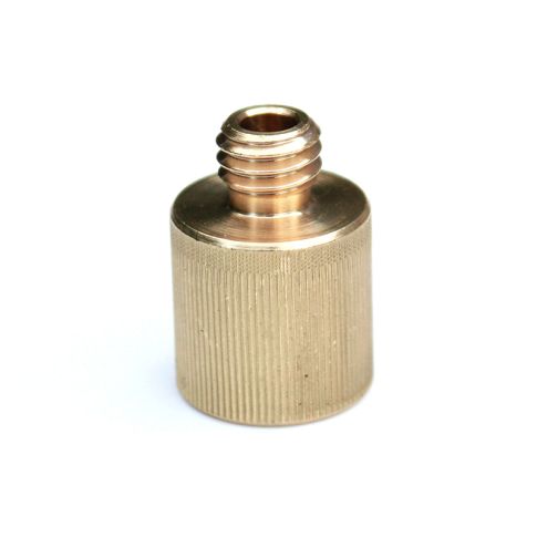 Rycote Brass 3/8" M to 5/8" F screw adaptor