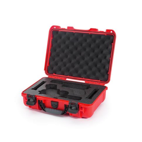 NANUK 910 2 UP GUN CASE FOR GLOCK - Red 