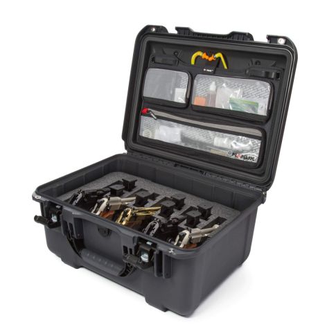 NANUK 933 5 UP GUN CASE With LID ORGANIZER - Graphite 