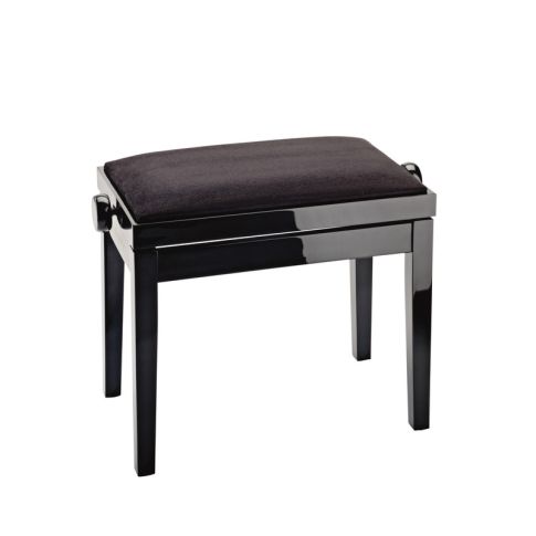 Konig & Meyer 13901-100-21 bench black glossy finish, seat black velvet