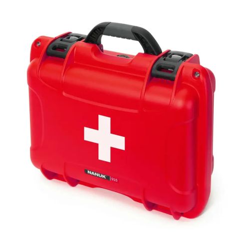 NANUK 915 Red First Aid Logo