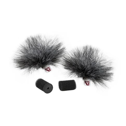 Rycote Grey Ristretto Lavalier Windjammer - pair