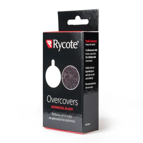 Rycote Overcovers Adv, Black (Master Carton of 10 x Packs)