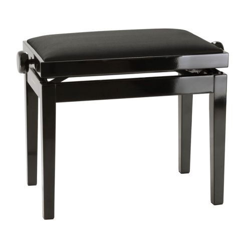 Konig & Meyer 13961-100-21 bench black glossy finish, seat black velvet