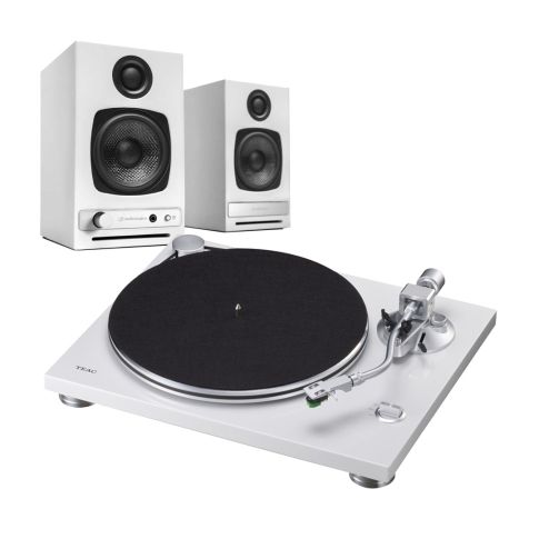 TEAC TN3BWH-HD3WH Turntable Speakers Kit