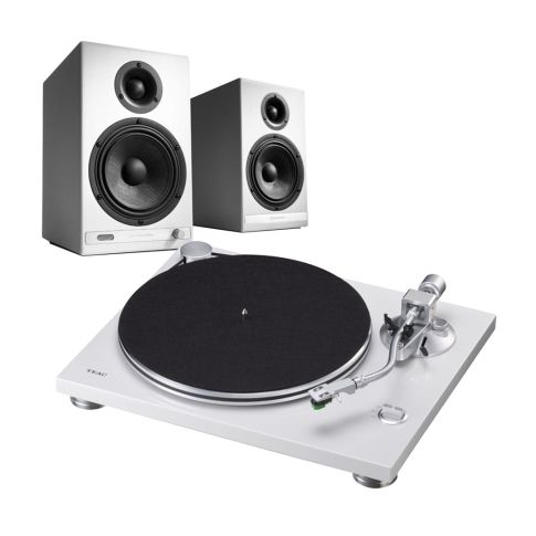 TEAC TN3BWH-HD6WH Turntable Speakers Kit