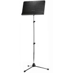 Konig & Meyer 11842-000-02 chrome stand, black wooden desk