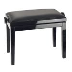 Konig & Meyer 13990-200-21 bench black glossy finish, seat black imitation leather