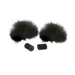 Rycote Black Lavalier Windjammer - pair