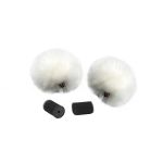 Rycote White Lavalier Windjammer - pair