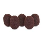 Rycote Lavalier Foams Brown (1 pack of 5)