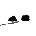 Rycote Overcovers, Black - 6 Black fur discs/30 Stickies Original