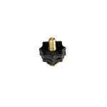 Rycote Brass Shoe Adaptor with 1/4-inch male thread