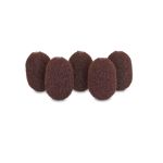 Rycote Lavalier Foams Brown (10 packs of 5)